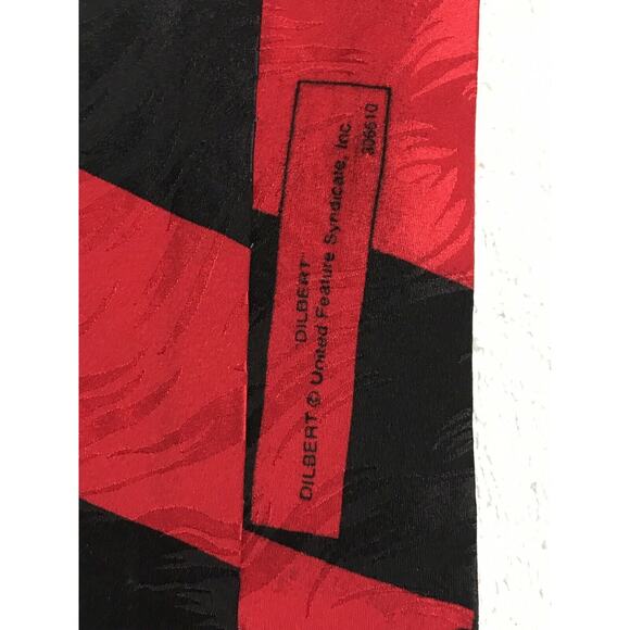 Softwear Dilbert Cartoon Vintage Novelty Tie Necktie Mens - Picture 4 of 5